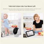 Baby monitor video 4,5" ABM200 con temperatura e interfono