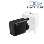 Caricatore USB 67W con Power Delivery 33W ricarica veloce UK Plug