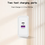 Caricatore USB 67W con Power Delivery 33W ricarica veloce UK Plug
