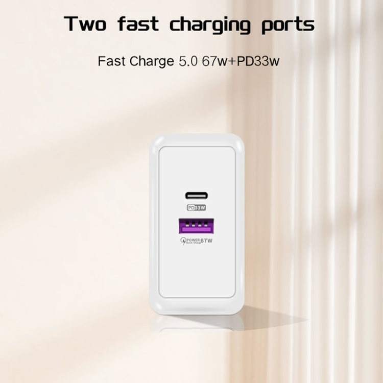 Caricatore USB 67W con Power Delivery 33W ricarica veloce UK Plug