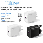 Caricatore USB 67W con Power Delivery 33W ricarica veloce UK Plug