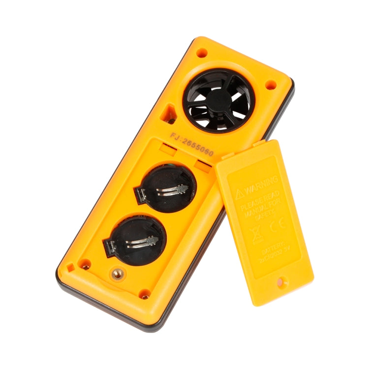 Anemometro digitale GM8910 per vento e temperatura con LCD retroilluminato - immagine 5