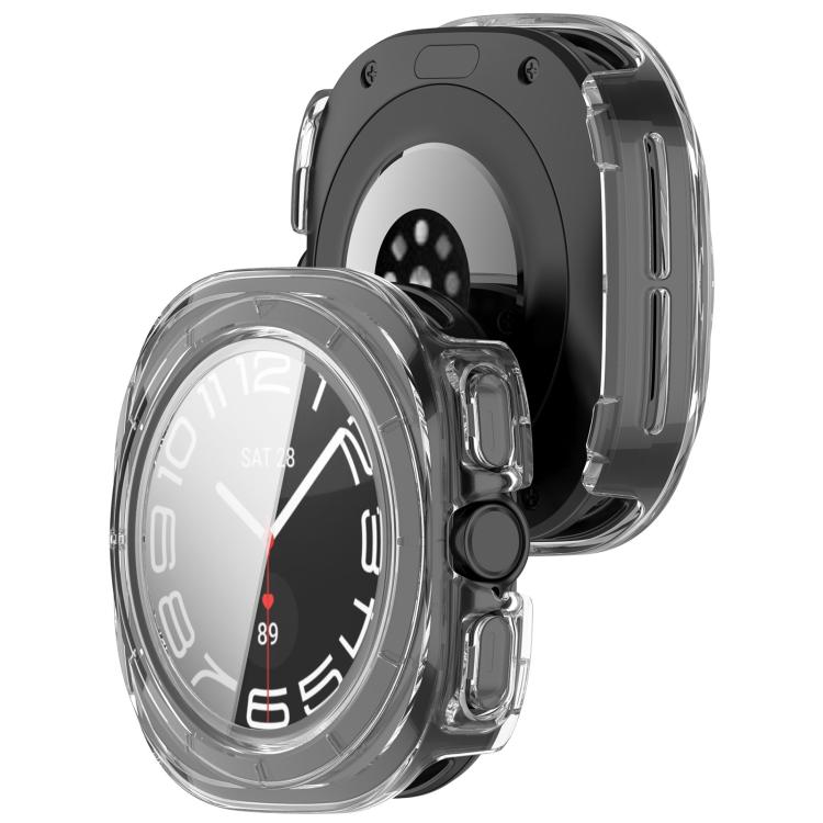 Custodia protettiva impermeabile per orologio integrata con pellicola temperata e PC, For Samsung Galaxy Watch Ultra 47mm / Ultra 2025, For Samsung Galaxy Watch 7 44mm