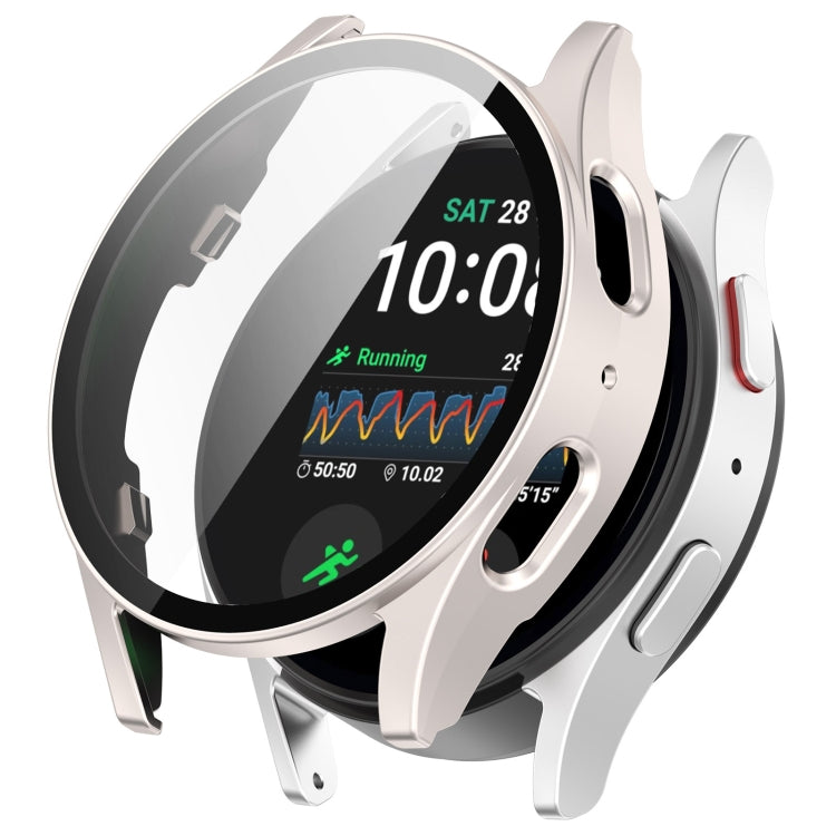 Custodia protettiva impermeabile per orologio integrata con pellicola temperata e PC, For Samsung Galaxy Watch Ultra 47mm / Ultra 2025, For Samsung Galaxy Watch 7 44mm