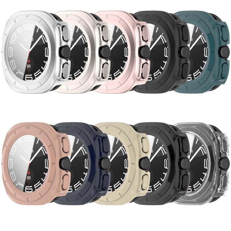 Custodia protettiva impermeabile per orologio integrata con pellicola temperata e PC, For Samsung Galaxy Watch 7 40mm