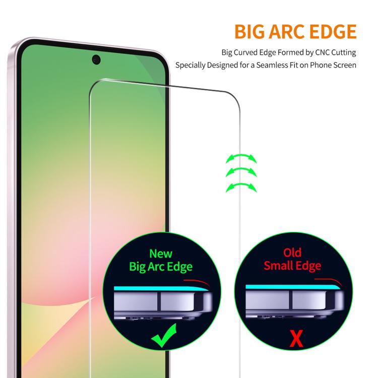 Pellicola vetro temperato ENKAY 9H Big Arc Edge per Galaxy M47 5G