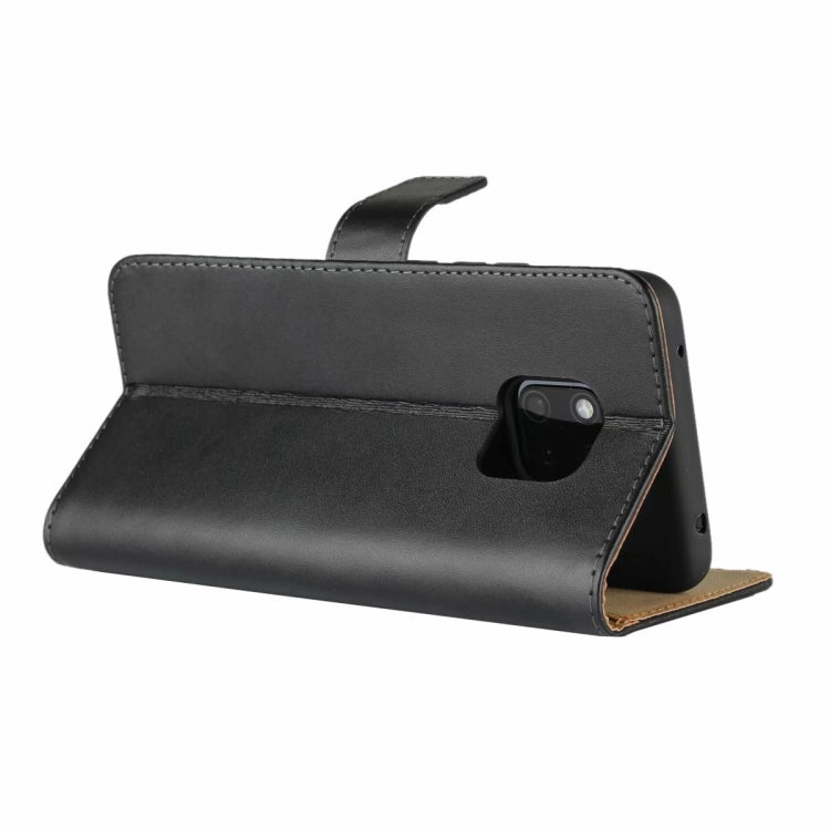 Fondina ribaltabile orizzontale in pelle per Huawei Mate 20 Pro, con chiusura magnetica e staffa e slot per schede e portafoglio