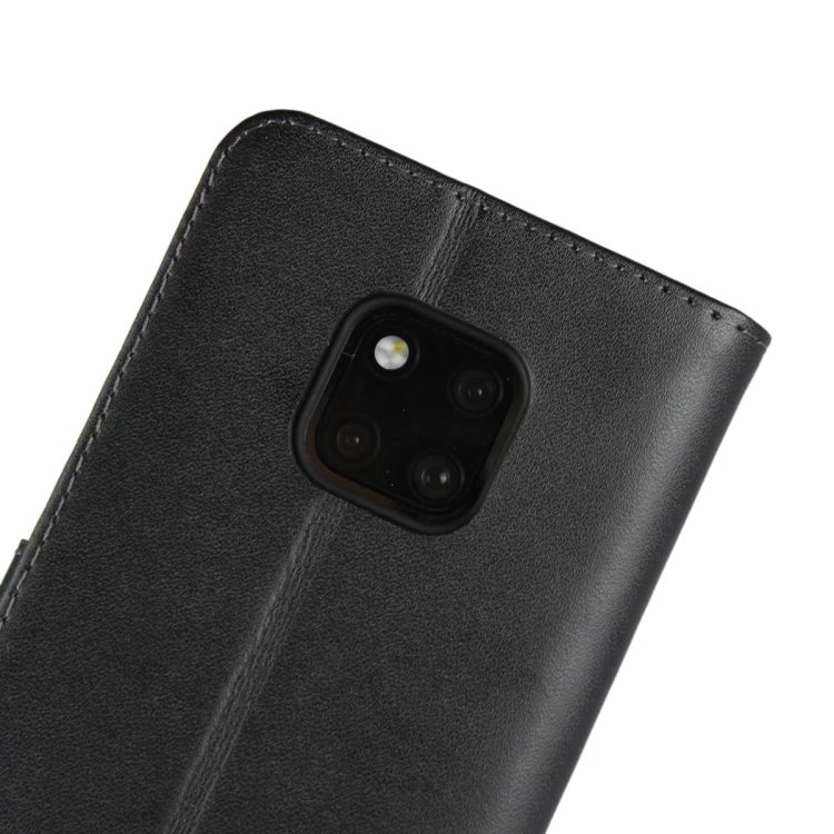 Fondina ribaltabile orizzontale in pelle per Huawei Mate 20 Pro, con chiusura magnetica e staffa e slot per schede e portafoglio