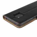 Fondina ribaltabile orizzontale in pelle per Huawei Mate 20 Pro, con chiusura magnetica e staffa e slot per schede e portafoglio