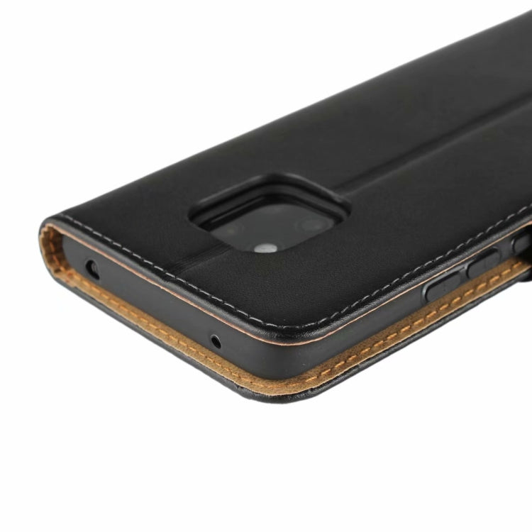 Fondina ribaltabile orizzontale in pelle per Huawei Mate 20 Pro, con chiusura magnetica e staffa e slot per schede e portafoglio