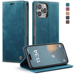 CaseMe 013 Custodia per telefono in pelle con flip orizzontale multifunzionale, For iPhone Duo, For iPhone 17, For iPhone Air, For iPhone 16 Pro Max