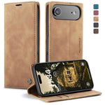CaseMe 013 Custodia per telefono in pelle con flip orizzontale multifunzionale, For iPhone Duo, For iPhone 17, For iPhone Air, For iPhone 16 Pro Max