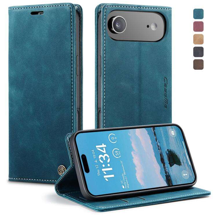 CaseMe 013 Custodia per telefono in pelle con flip orizzontale multifunzionale, For iPhone Duo, For iPhone 17, For iPhone Air, For iPhone 16 Pro Max