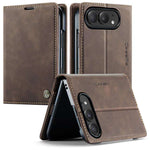 CaseMe 013 Custodia per telefono in pelle con flip orizzontale multifunzionale, For iPhone Duo, For iPhone 17, For iPhone Air, For iPhone 16 Pro Max