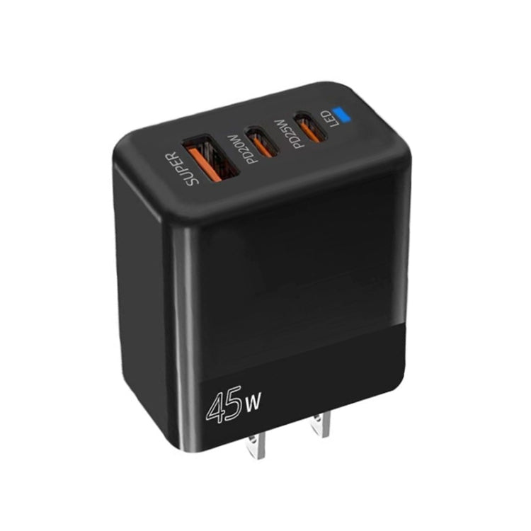 Caricabatterie USB 45W PD3.0 PPS QC3.0 con spina USA