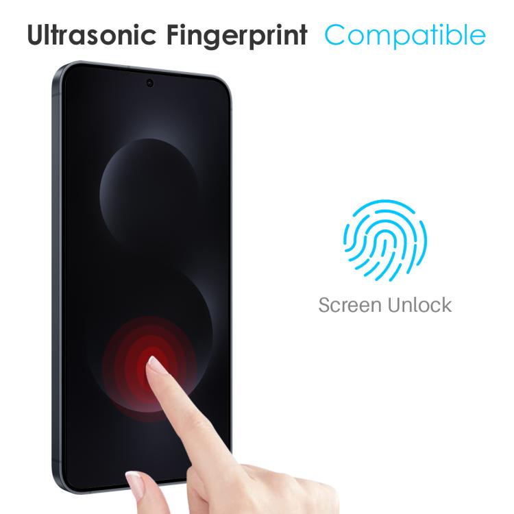 Custodia TPU trasparente con pellicola e protezione obiettivo per Samsung Galaxy
