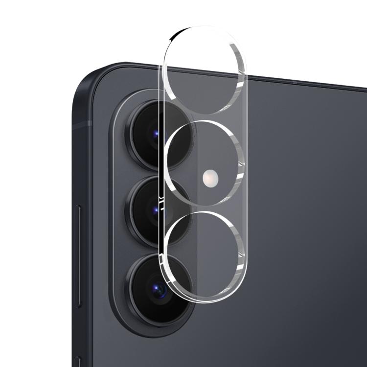 Custodia TPU trasparente con pellicola e protezione obiettivo per Samsung Galaxy