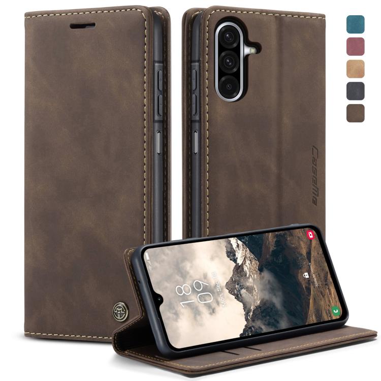 Custodia multifunzionale in pelle con flip orizzontale per Galaxy A26, A36, S25