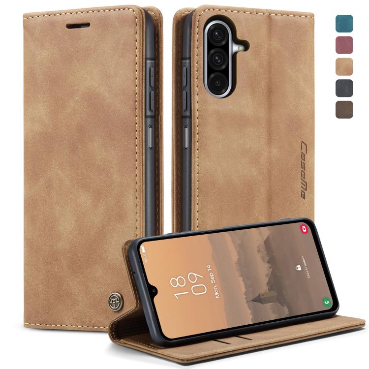 Custodia multifunzionale in pelle con flip orizzontale per Galaxy A26, A36, S25