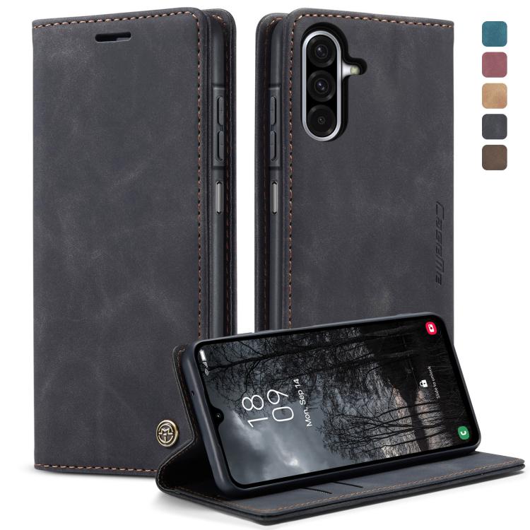 Custodia multifunzionale in pelle con flip orizzontale per Galaxy A26, A36, S25
