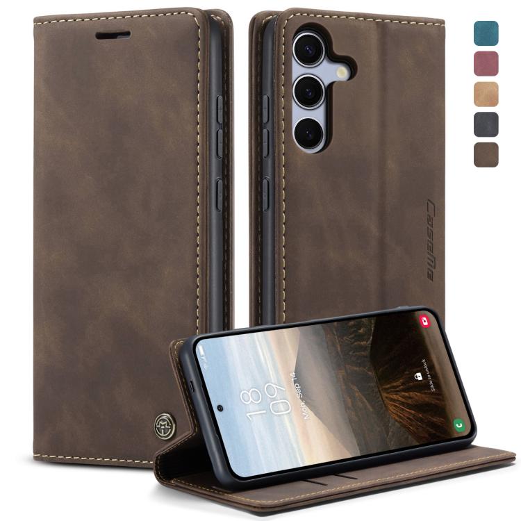 Custodia multifunzionale in pelle con flip orizzontale per Galaxy A26, A36, S25
