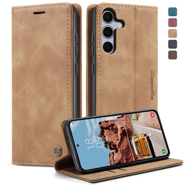 Custodia multifunzionale in pelle con flip orizzontale per Galaxy A26, A36, S25