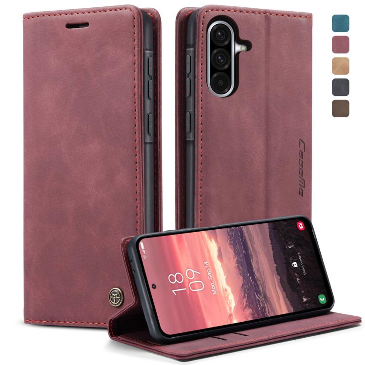 Custodia multifunzionale in pelle con flip orizzontale per Galaxy A26, A36, S25