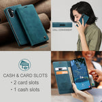 Custodia multifunzionale in pelle con flip orizzontale per Galaxy A26, A36, S25
