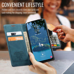 Custodia multifunzionale in pelle con flip orizzontale per Galaxy A26, A36, S25
