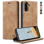 Custodia multifunzionale in pelle con flip orizzontale per Galaxy A26, A36, S25