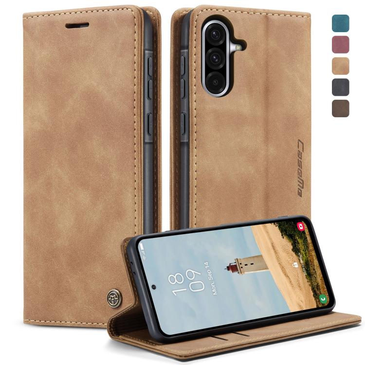 Custodia multifunzionale in pelle con flip orizzontale per Galaxy A26, A36, S25
