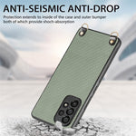 Custodia per telefono con retro in pelle e tracolla per Samsung Galaxy S22 5G