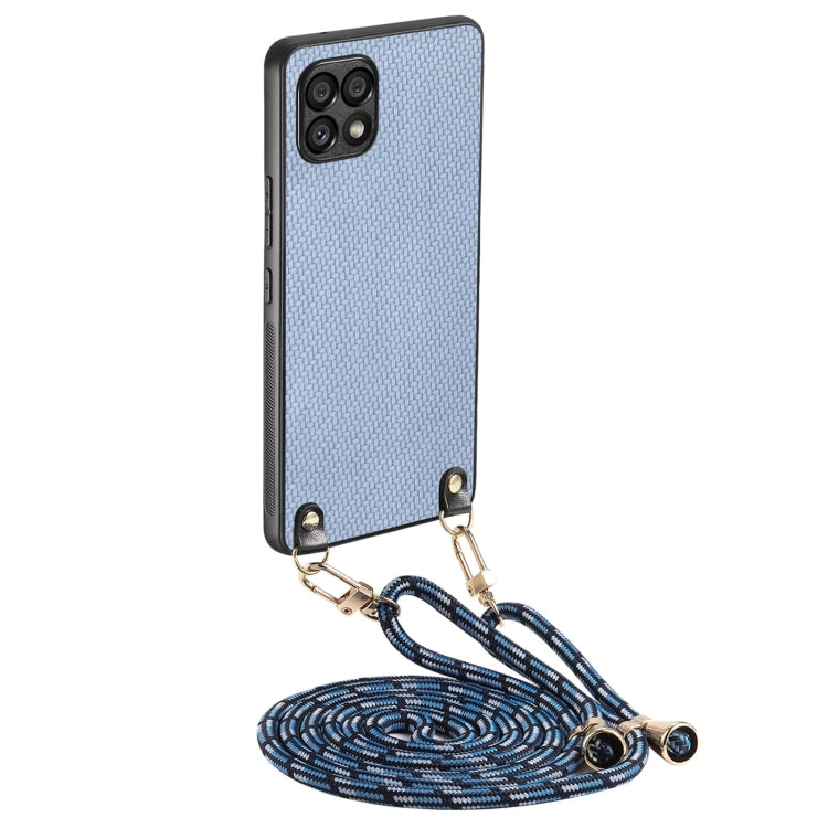 Custodia per telefono con retro in pelle e tracolla per Samsung Galaxy S22 5G