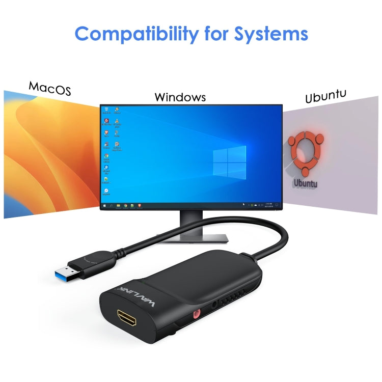 Adattatore USB 3.0 a HDMI multi monitor WAVLINK UG3501H