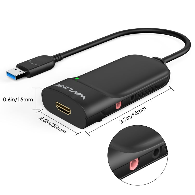 Adattatore USB 3.0 a HDMI multi monitor WAVLINK UG3501H