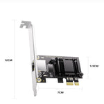 Scheda di rete Gigabit 5G Realtek RT8126 PCIeX1 desktop