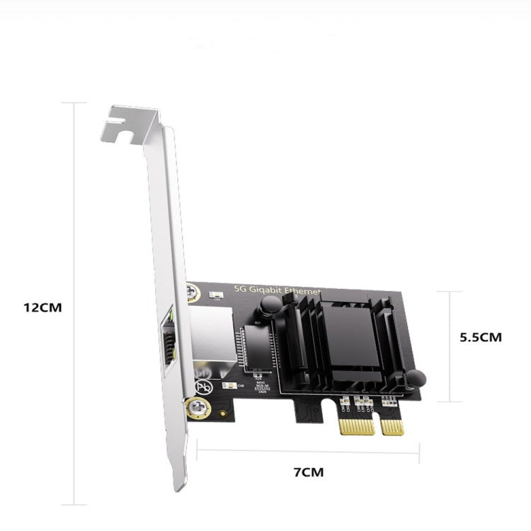 Scheda di rete Gigabit 5G Realtek RT8126 PCIeX1 desktop
