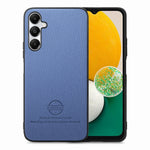 Custodia in pelle con retro in tessuto twill per Samsung Galaxy A04e, A14 e A13