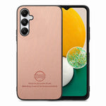 Custodia in pelle con retro in tessuto twill per Samsung Galaxy A04e, A14 e A13