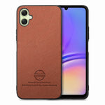 Custodia in pelle con retro in tessuto twill per Samsung Galaxy S23+ 5G, S23 5G