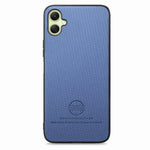 Custodia in pelle con retro in tessuto twill per Samsung Galaxy A04e, A14 e A13