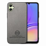 Custodia in pelle con retro in tessuto twill per Samsung Galaxy A04e, A14 e A13