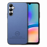 Custodia in pelle con retro in tessuto twill per Samsung Galaxy A04e, A14 e A13