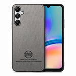 Custodia in pelle con retro in tessuto twill per Samsung Galaxy A04e, A14 e A13