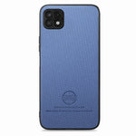 Custodia in pelle con retro in tessuto per Samsung Galaxy A22 5G, S21 FE 5G e