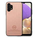 Custodia in pelle con retro in tessuto per Samsung Galaxy A22 5G, S21 FE 5G e