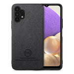 Custodia in pelle con retro in tessuto per Samsung Galaxy A22 5G, S21 FE 5G e