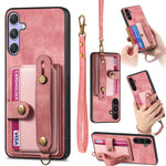 Portafoglio con cinturino a croce in pelle con custodia per Samsung Galaxy A36