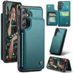 Porta carte RFID antifurto CaseMe C22 per Samsung Galaxy A56, A36, S25 e S25+ 5G