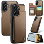 Porta carte RFID antifurto CaseMe C22 per Samsung Galaxy A56, A36, S25 e S25+ 5G